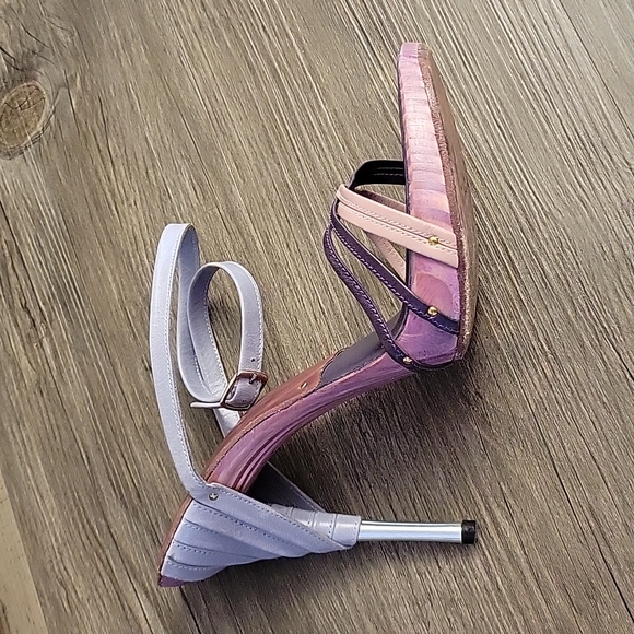 Sexy Strappy Spike Heels Size 6.5 - Picture 7 of 7